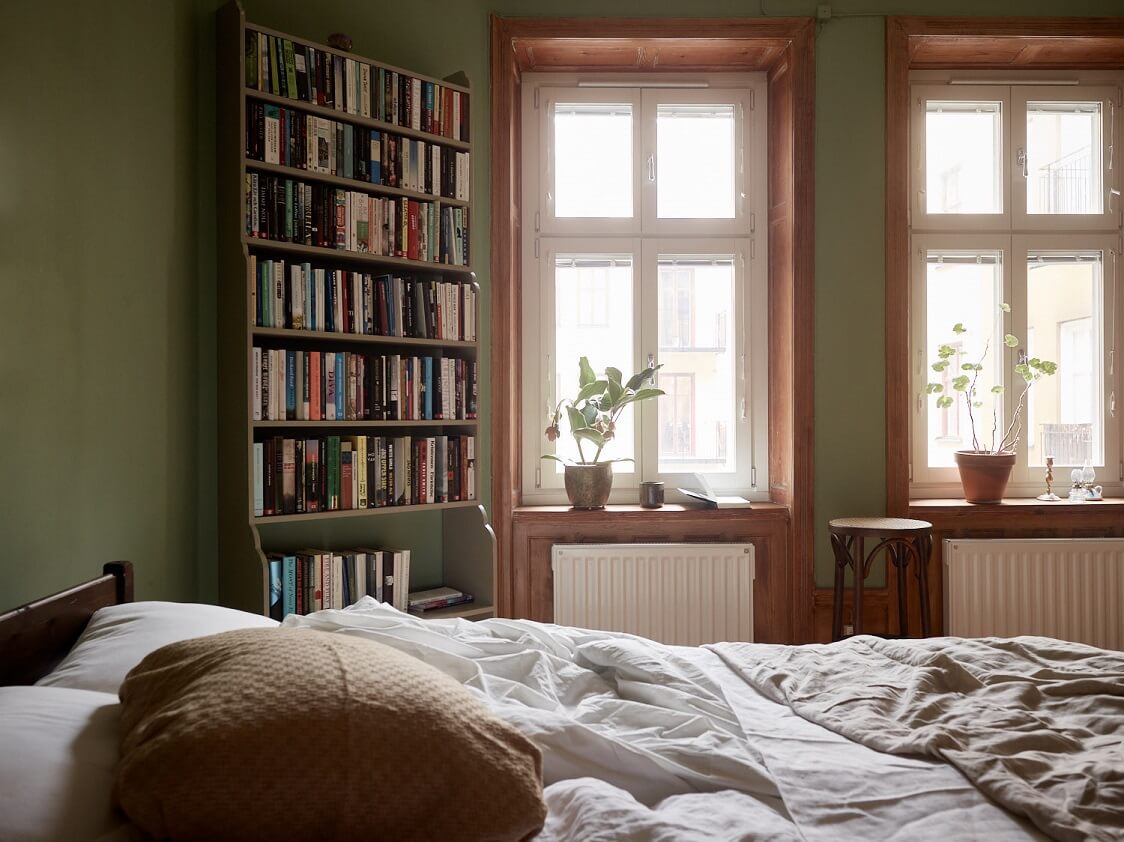 A Charming Scandinavian Apartment with Original Details and Muted Colors 8 charming scandinavian apartment muted color tones nordroom7 A Charming Scandinavian Apartment with Original Details and Muted Colors
