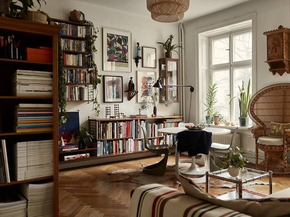 A Small Vintage Bohemian Apartment in Stockholm 1 small vintage bohemian apartment stockholm nordroom A Small Vintage Bohemian Apartment in Stockholm