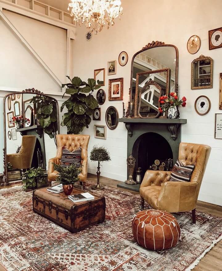 A Vintage Industrial Barn Home With A Beautiful Green Velvet Sofa 2 vintage industrial barn house nordroom1 A Vintage Industrial Barn Home With A Beautiful Green Velvet Sofa
