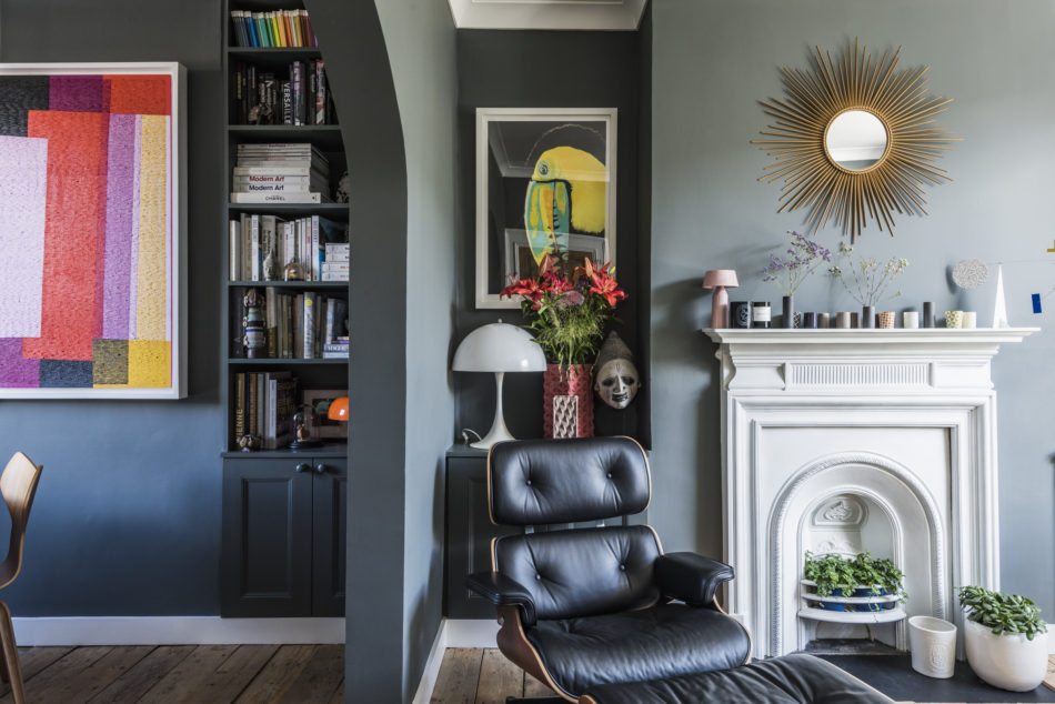 A Blue and Grey London Home with Beautiful Raw Wooden Floors 5 blue grey london home wooden floors nordroom4 A Blue and Grey London Home with Beautiful Raw Wooden Floors