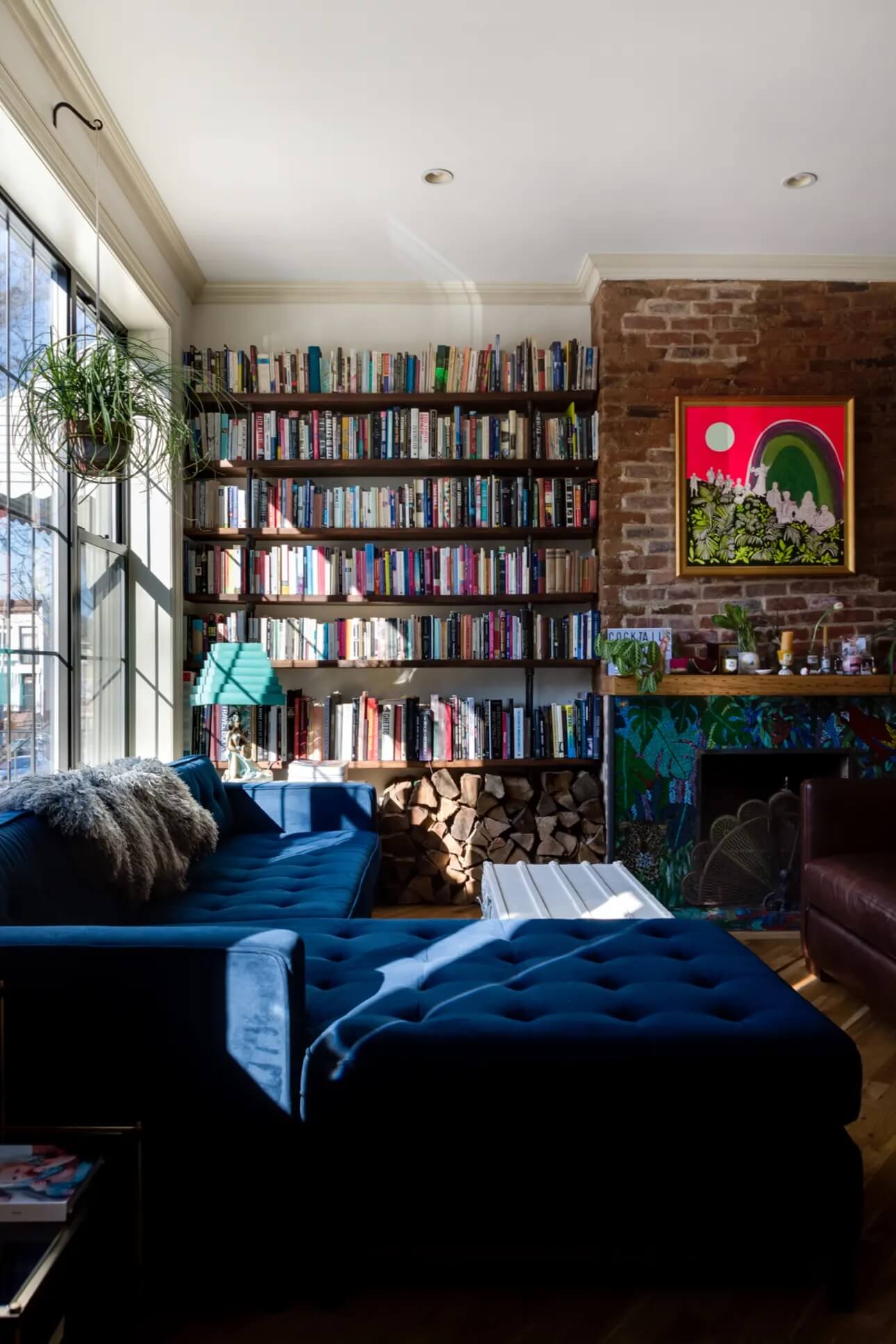 Colorful Wallpaper In A Vibrant Brooklyn Family Home 1 colorful-wallpaper-vibrant-brooklyn-home-nordroom