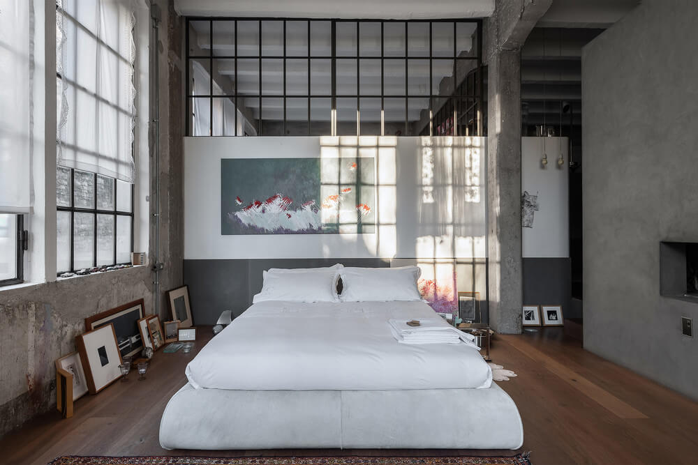 An Industrial Artist Loft in Italy With Jaw Dropping Windows 9 industrial artist loft italy nordroom8 An Industrial Artist Loft in Italy With Jaw Dropping Windows