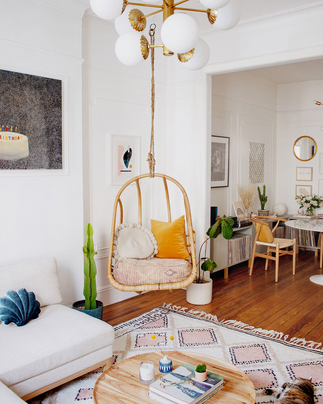 A Modern Bohemian Apartment in Brooklyn 4 modern bohemian apartment brooklyn nordroom3 A Modern Bohemian Apartment in Brooklyn