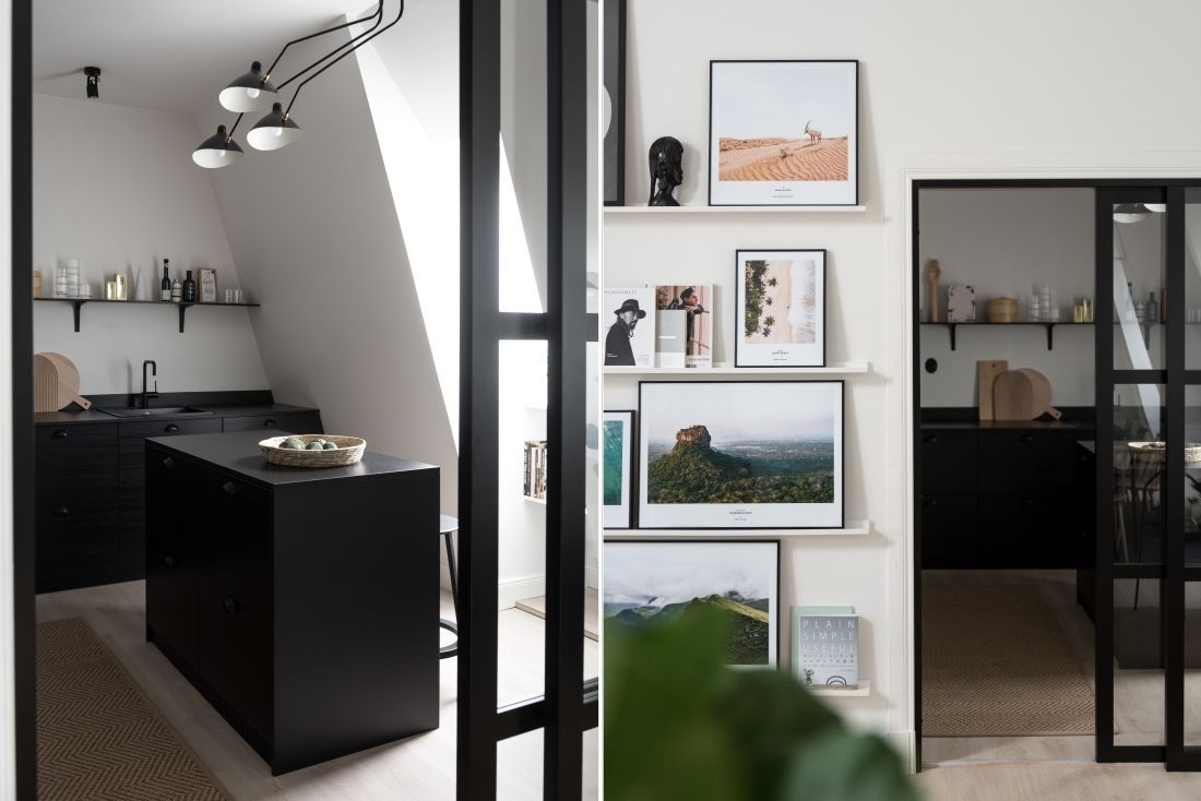 A Monochrome Scandinavian Attic Apartment 8 monochrome attic apartment nordroom7 A Monochrome Scandinavian Attic Apartment