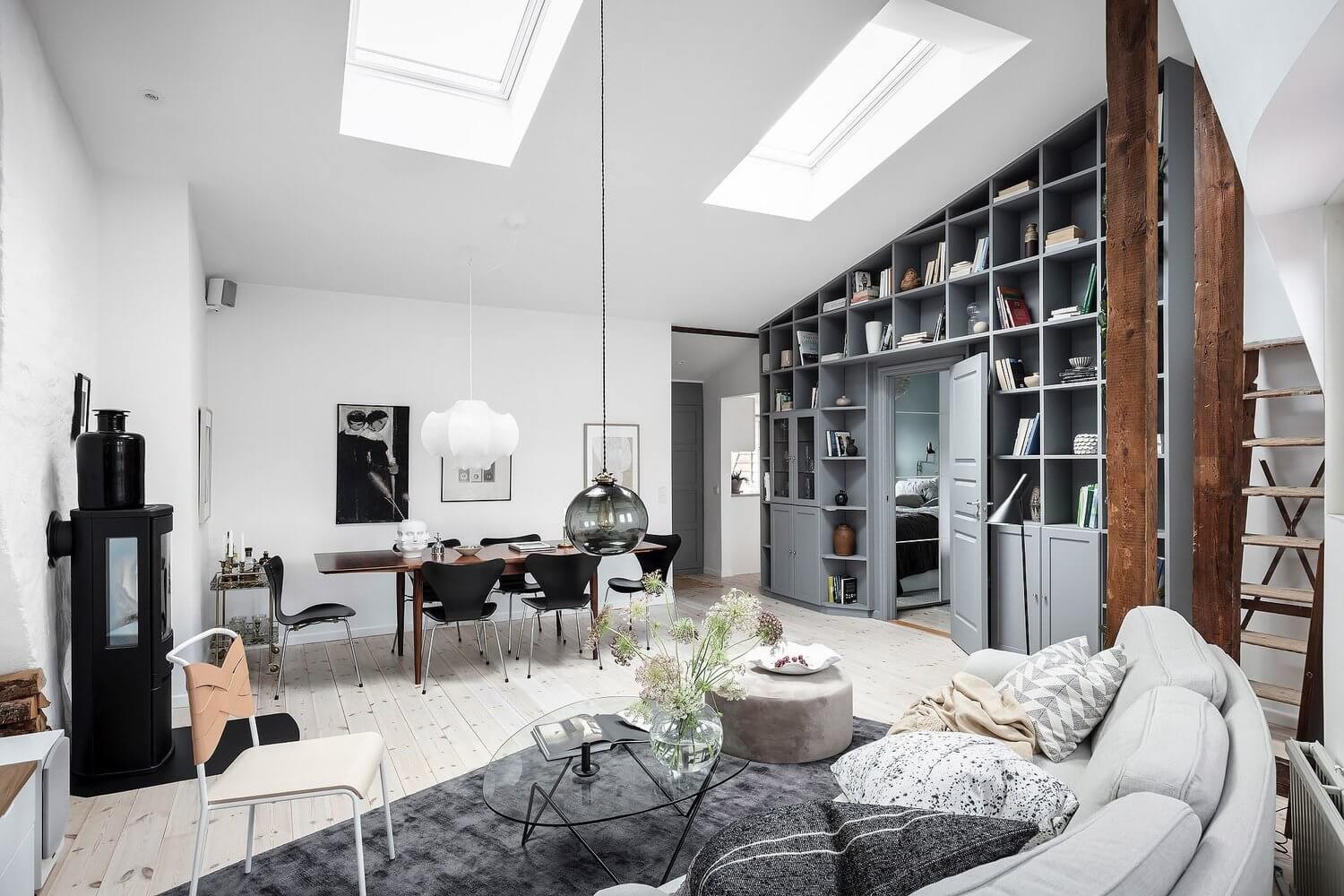 A Stylish And Cozy Scandinavian Attic Apartment 1 cozy scandinavian attic apartment nordroom A Stylish And Cozy Scandinavian Attic Apartment