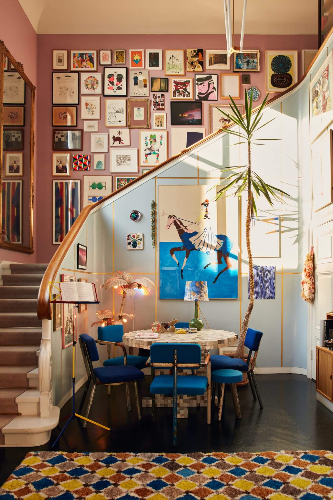 colorful art filled copenhagen home nordroom The Colorful Copenhagen Home Of An Art Collector