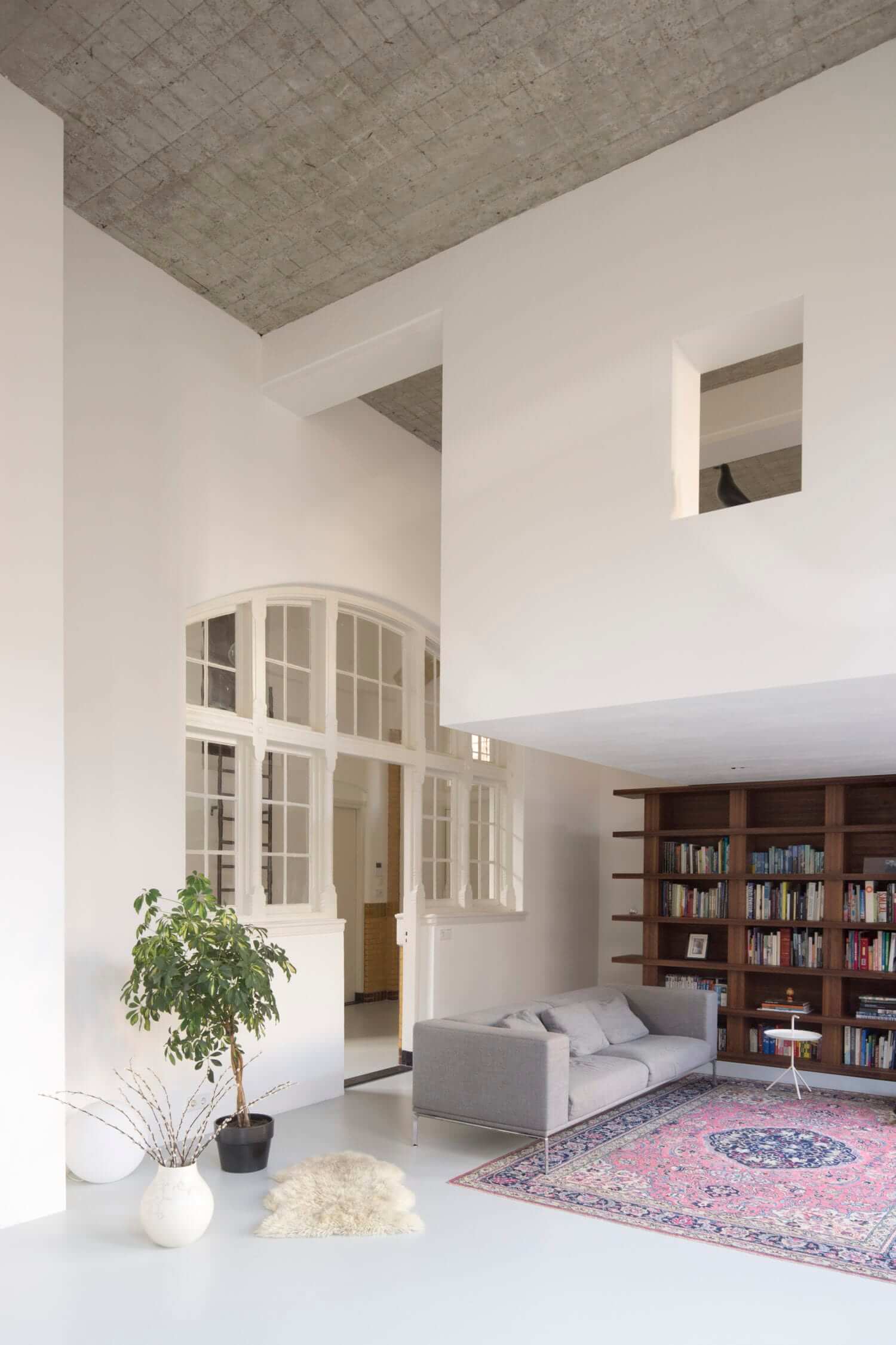 A Minimalistic Loft Apartment in a Former School Building 1 minimalistic loft school conversion nordroom A Minimalistic Loft Apartment in a Former School Building