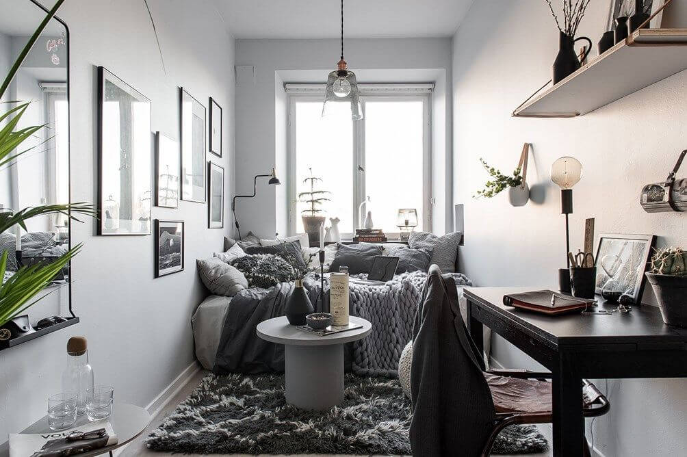How To Decorate A Studio Apartment 50 studio-apartment-sofabed-ideas-nordroom