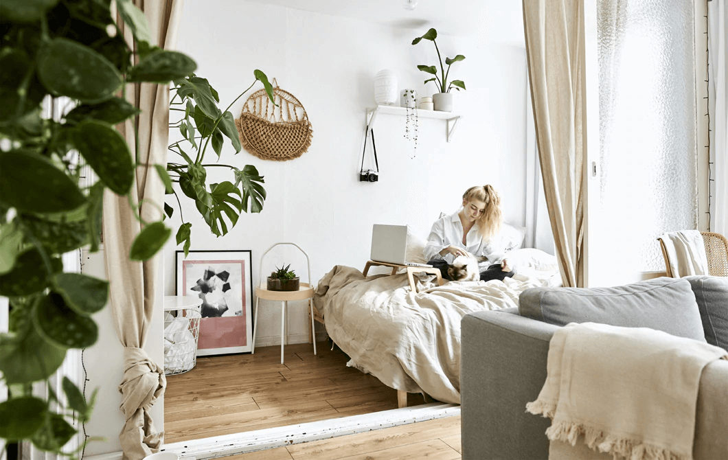 How To Decorate A Studio Apartment 27 studio apartment design nordroom7 How To Decorate A Studio Apartment
