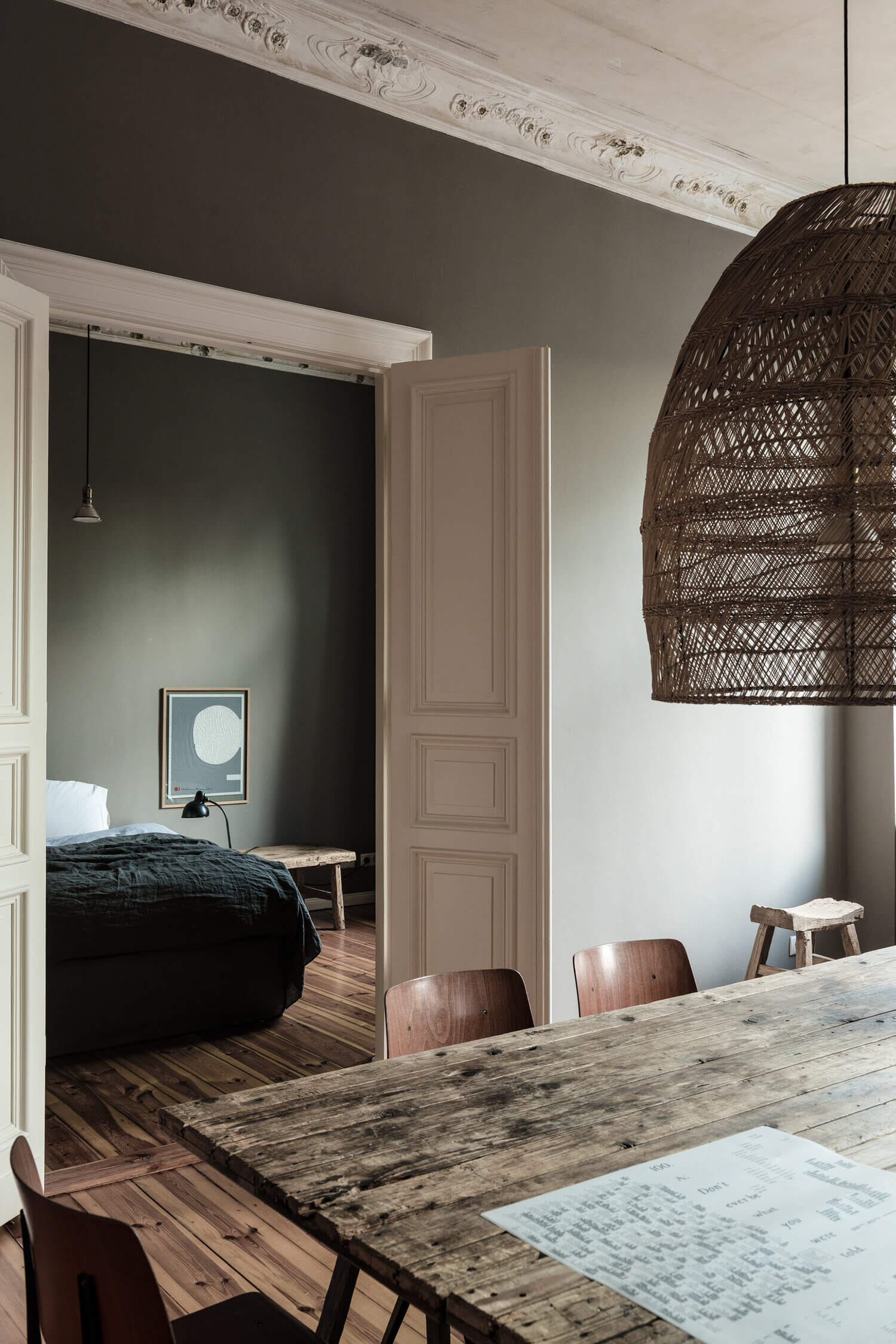 Rustic Bohemian Touches in a Spacious Berlin Home 1 rustic bohemian berlin home nordroom Rustic Bohemian Touches in a Spacious Berlin Home