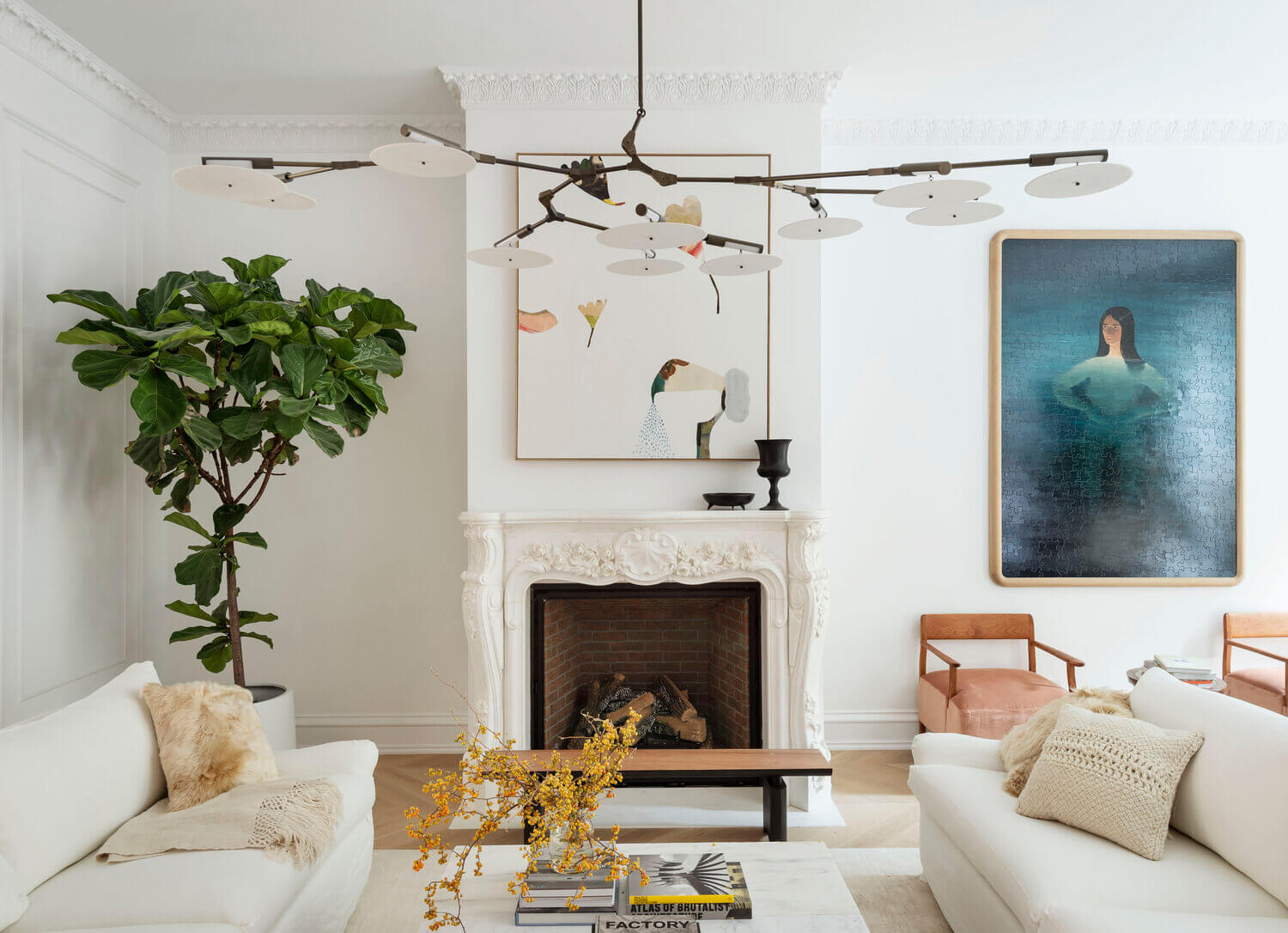 A Bright Art-Filled Townhouse Designed by The Brooklyn Home Company 1 art filled townhouse brooklyn nordroom A Bright Art-Filled Townhouse Designed by The Brooklyn Home Company