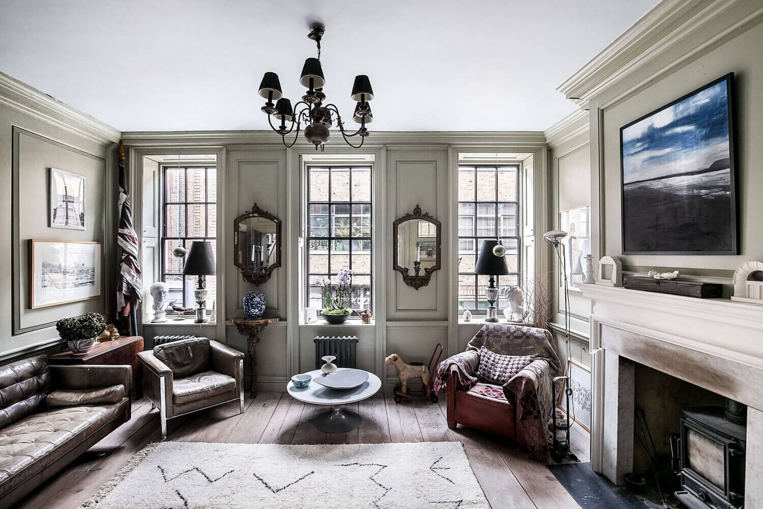 A Beautiful Restored Georgian Townhouse in London 1 restored georgian townhouse london nordroom A Beautiful Restored Georgian Townhouse in London