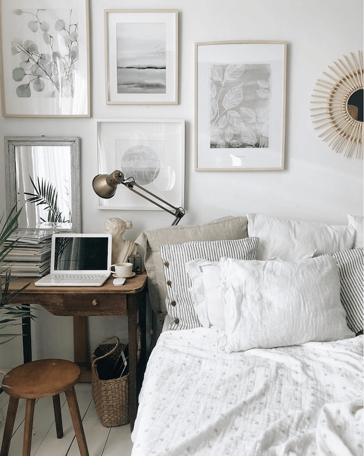 How To Design A Stylish Bedroom Home Office 4 desk-nightstand-home-office-bedroom-nordroom