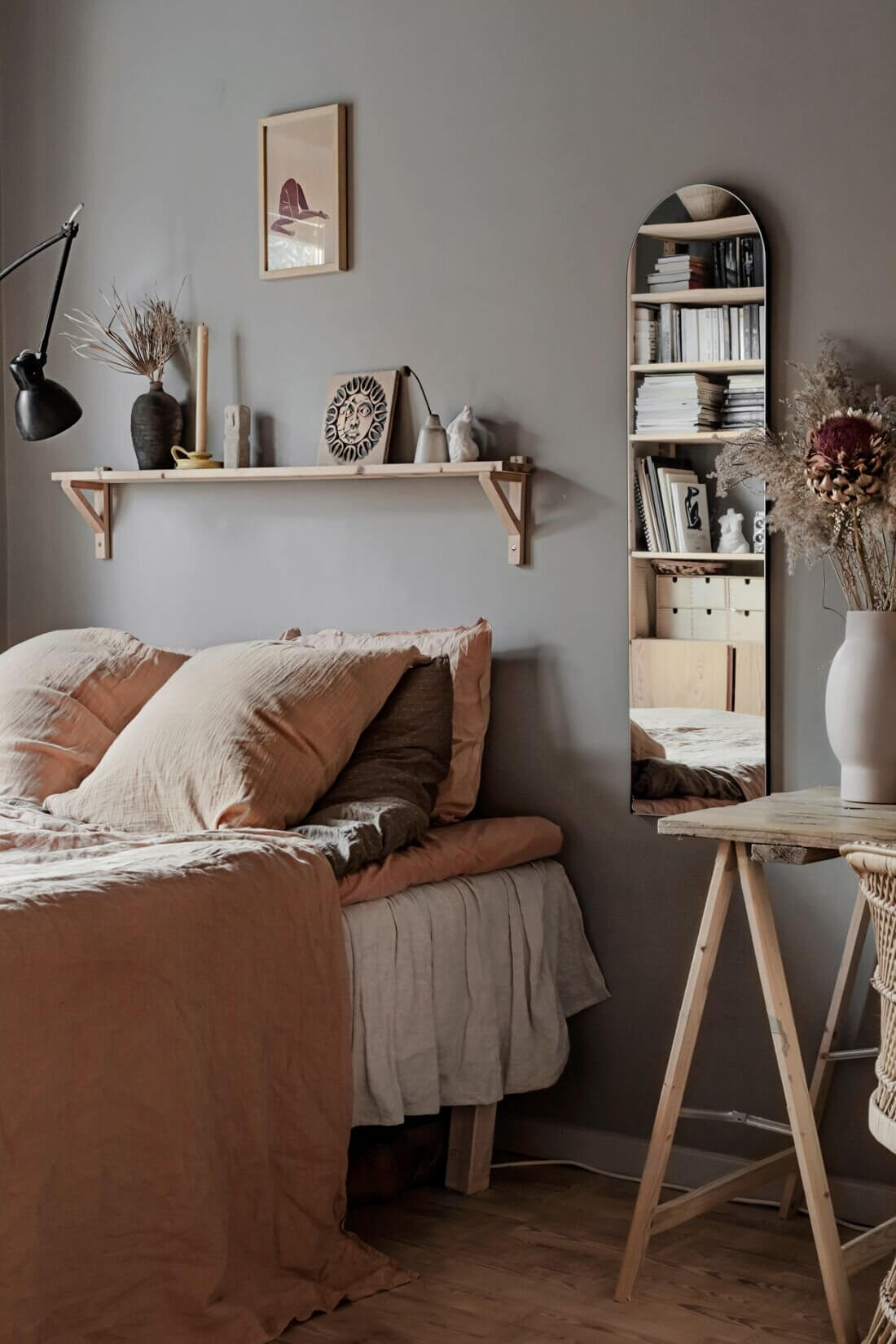 Earthy Tones and Natural Materials in a Scandi Apartment 14 earthy natural scandinavian apartment anna malmberg nordroom13 Earthy Tones and Natural Materials in a Scandi Apartment