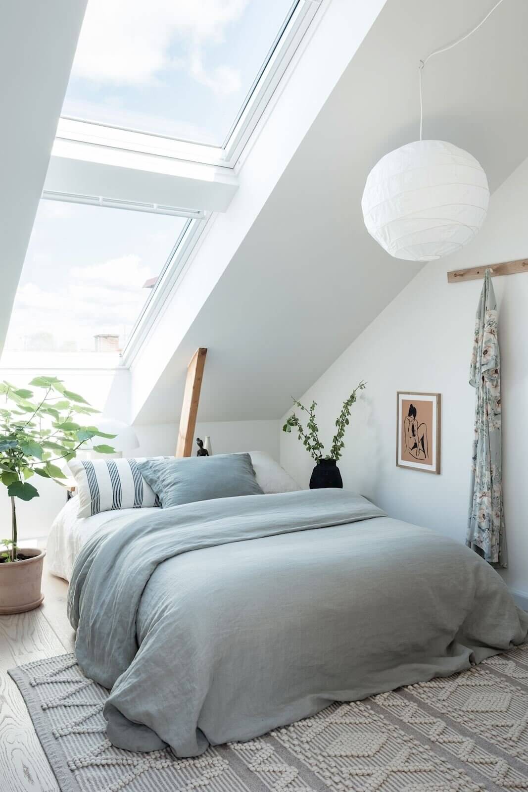 A Scandinavian Attic Apartment with Plenty of Natural Light 11 AScandinavianAtticApartmentwithPlentyofNaturalLight TheNordroom11 A Scandinavian Attic Apartment with Plenty of Natural Light