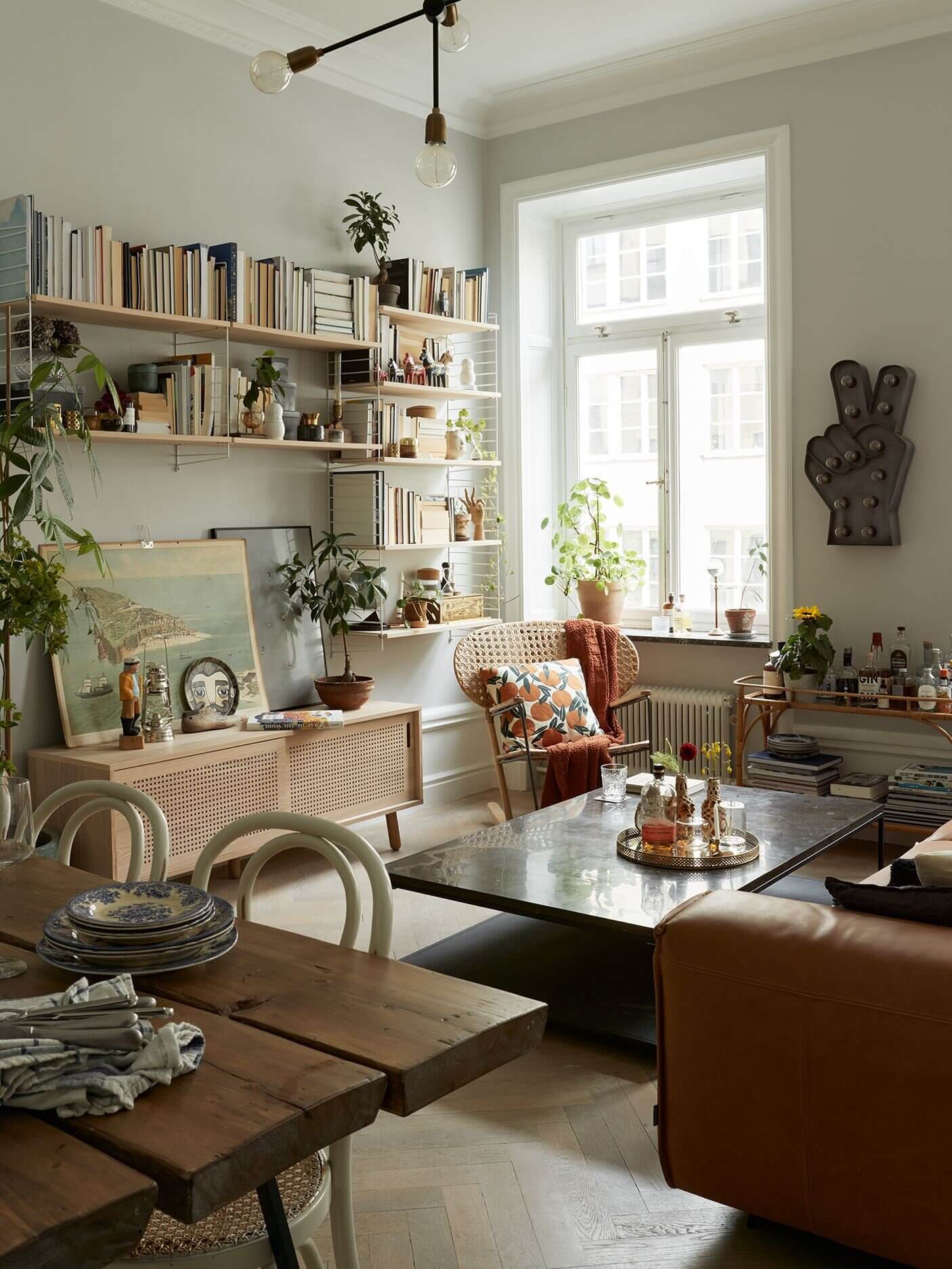 A Light Scandinavian Apartment with Vintage Touches 1 light apartment vintage touches nordroom A Light Scandinavian Apartment with Vintage Touches