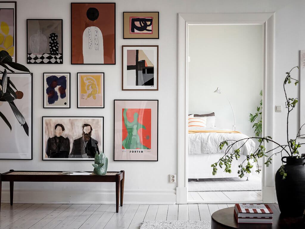 A Scandinavian Apartment with Exposed Brick Wall and Colorful Touches 9 scandinavian apartment exposed brick nordroom9 A Scandinavian Apartment with Exposed Brick Wall and Colorful Touches