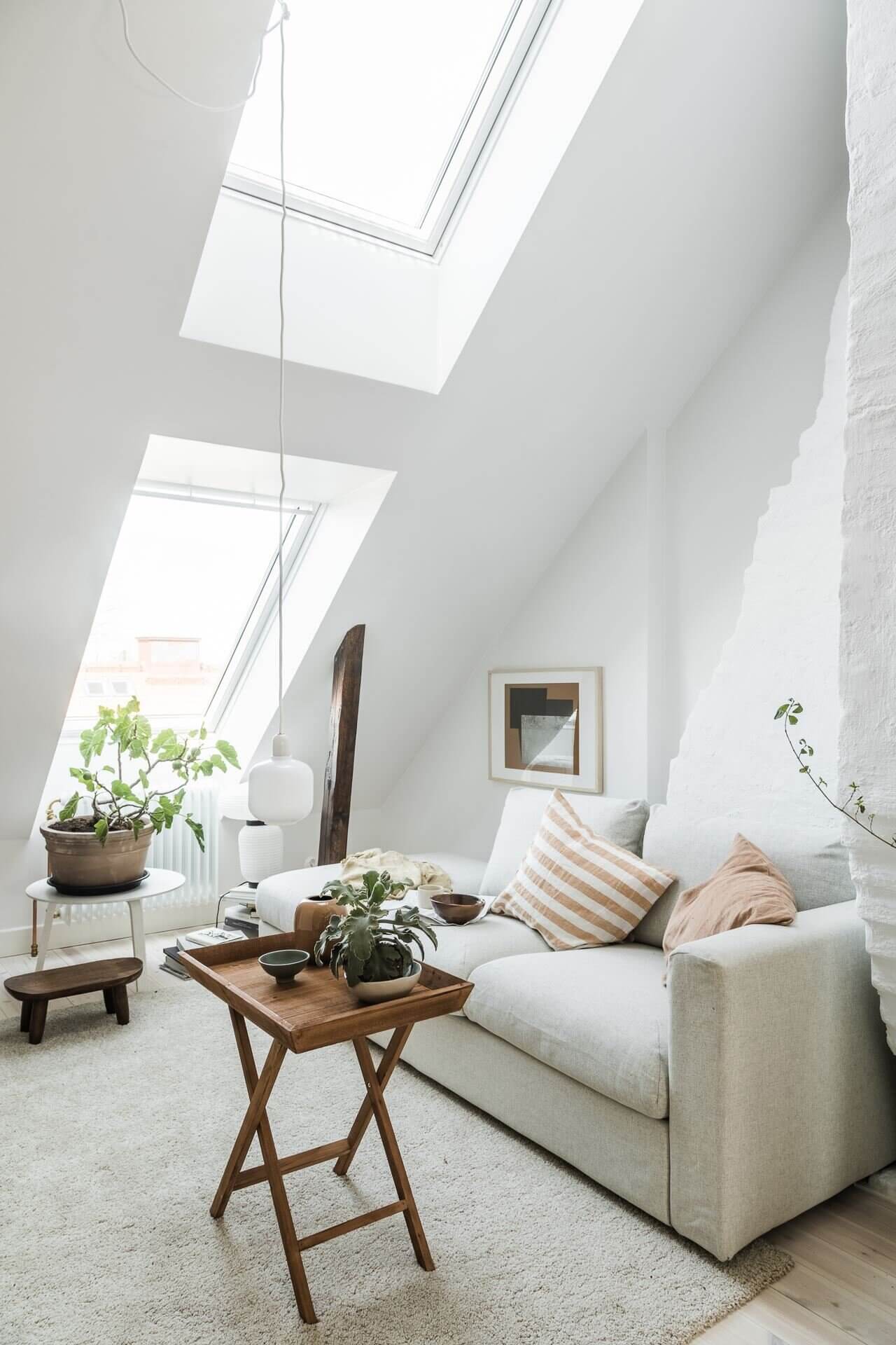 A Bright Scandinavian Attic Studio Apartment 1 scandinavian attic studio apartment nordroom A Bright Scandinavian Attic Studio Apartment