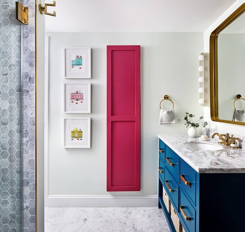 A Vibrant Pink and Blue Apartment with Clever Storage Ideas 16 AVibrantPinkandBlueApartmentwithCleverStorageIdeas TheNordroom15 A Vibrant Pink and Blue Apartment with Clever Storage Ideas