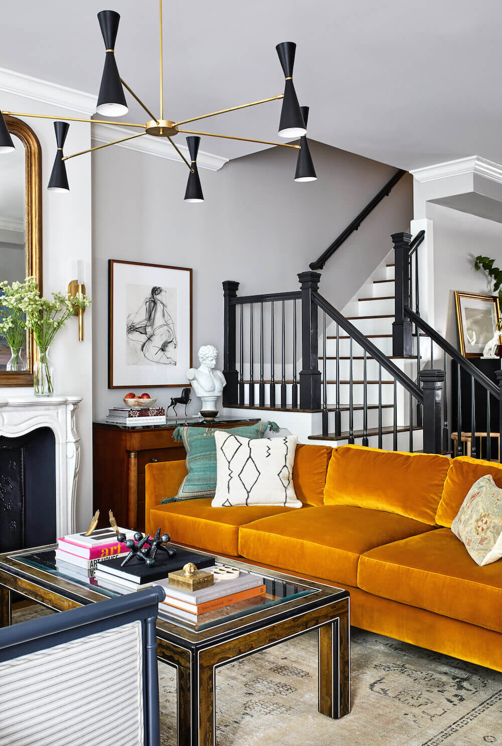 An Eclectic Washington Townhouse with Colorful Touches 2 AnEclecticTownhousewithColorTouches TheNordroom1 1 An Eclectic Washington Townhouse with Colorful Touches