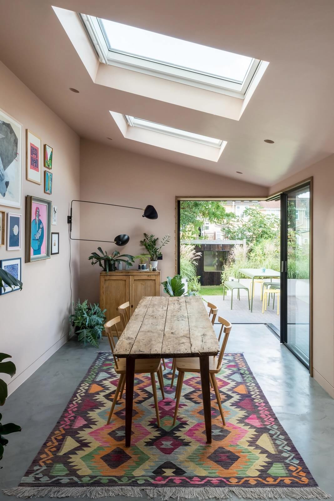 Colorful Design in a Victorian Home with a Modern Kitchen Extension 1 colorful victorian home modern kitchen extension nordroom Colorful Design in a Victorian Home with a Modern Kitchen Extension