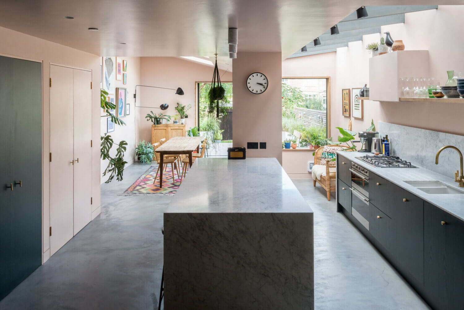 Colorful Design in a Victorian Home with a Modern Kitchen Extension 3 colorful victorian home modern kitchen extension nordroom2 Colorful Design in a Victorian Home with a Modern Kitchen Extension