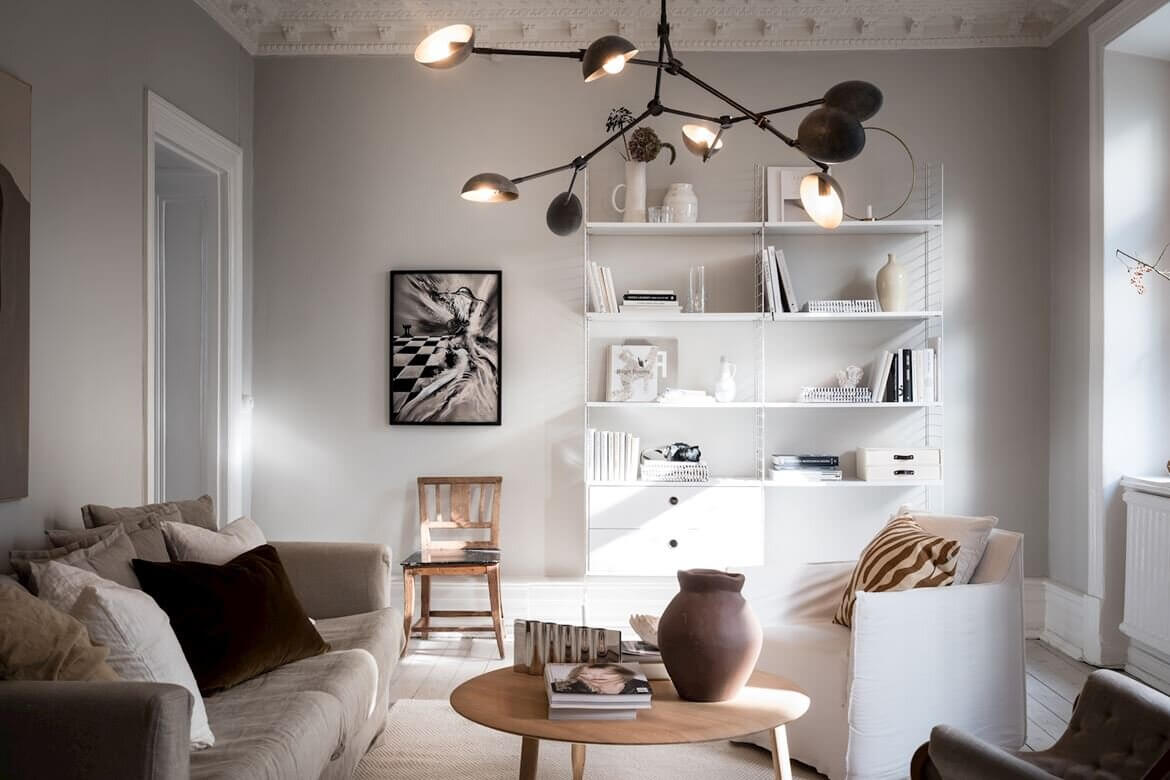 High Ceilings and Original Features In A Stunning Swedish Apartment 4 high ceilings original features scandinavian apartment nordroom3 High Ceilings and Original Features In A Stunning Swedish Apartment