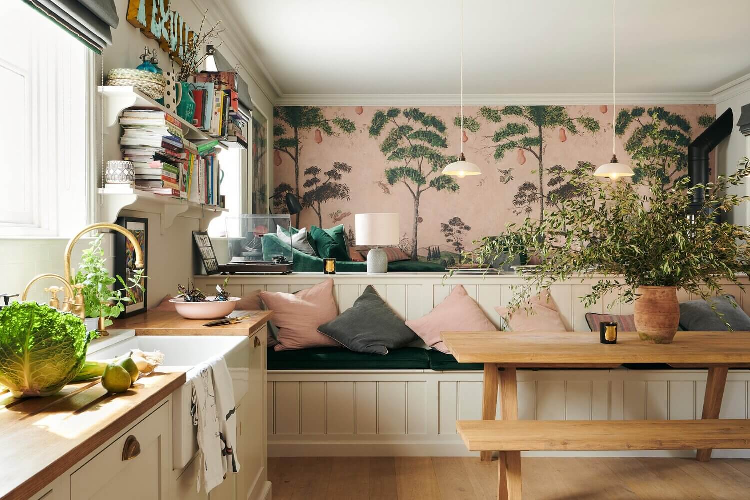 A Wonderful Dining Nook in Zoe Ball's deVOL Kitchen 1 zoe ball devol kitchen nordroom A Wonderful Dining Nook in Zoe Ball's deVOL Kitchen