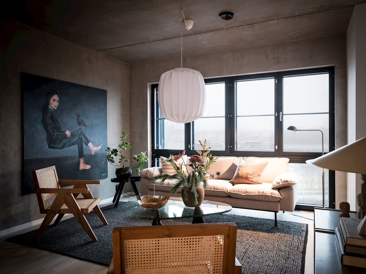 Industrial and Scandinavian Design in a Beautiful Apartment 1 industrial scandinavian apartment nordroom Industrial and Scandinavian Design in a Beautiful Apartment