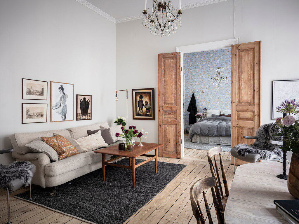A Charming One-Bedroom Apartment in Sweden 2 charming one bedroom apartment sweden nordroom1 A Charming One-Bedroom Apartment in Sweden