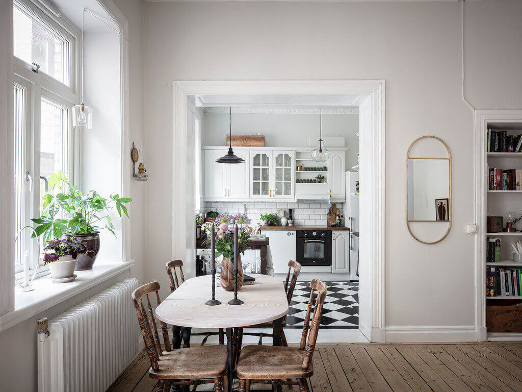 A Charming One-Bedroom Apartment in Sweden 9 charming one bedroom apartment sweden nordroom8 A Charming One-Bedroom Apartment in Sweden
