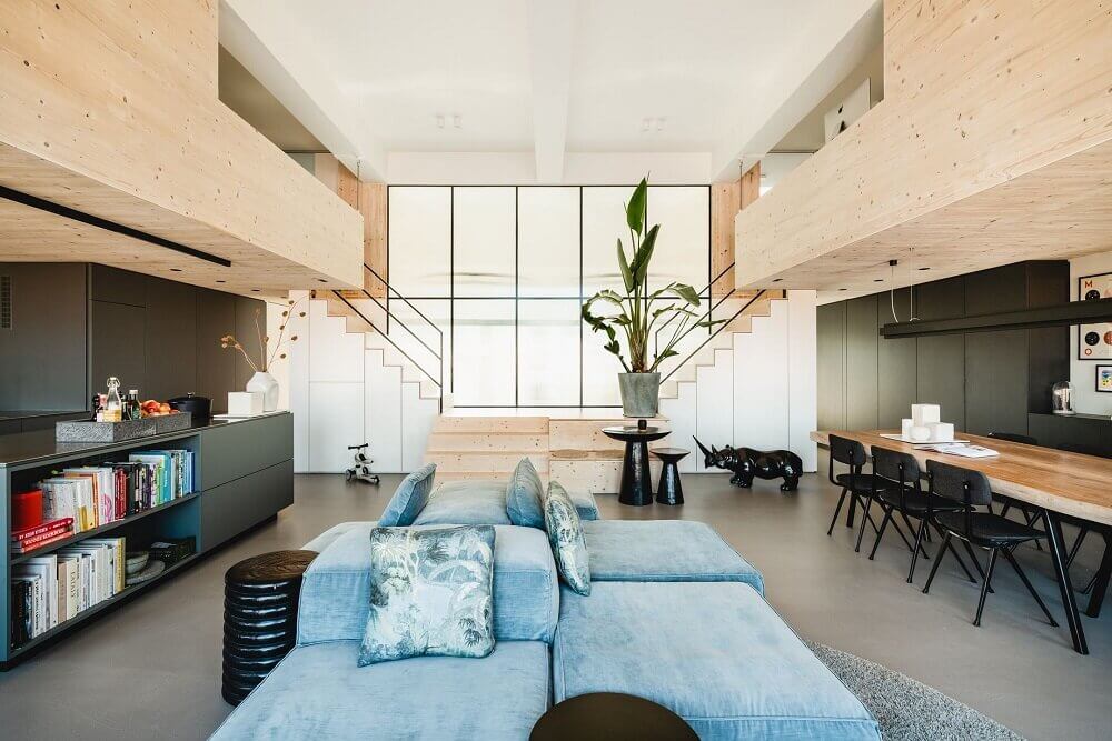 A Modern Loft in a Converted School Building 1 modern-loft-converted-school-building-amsterdam-nordroom