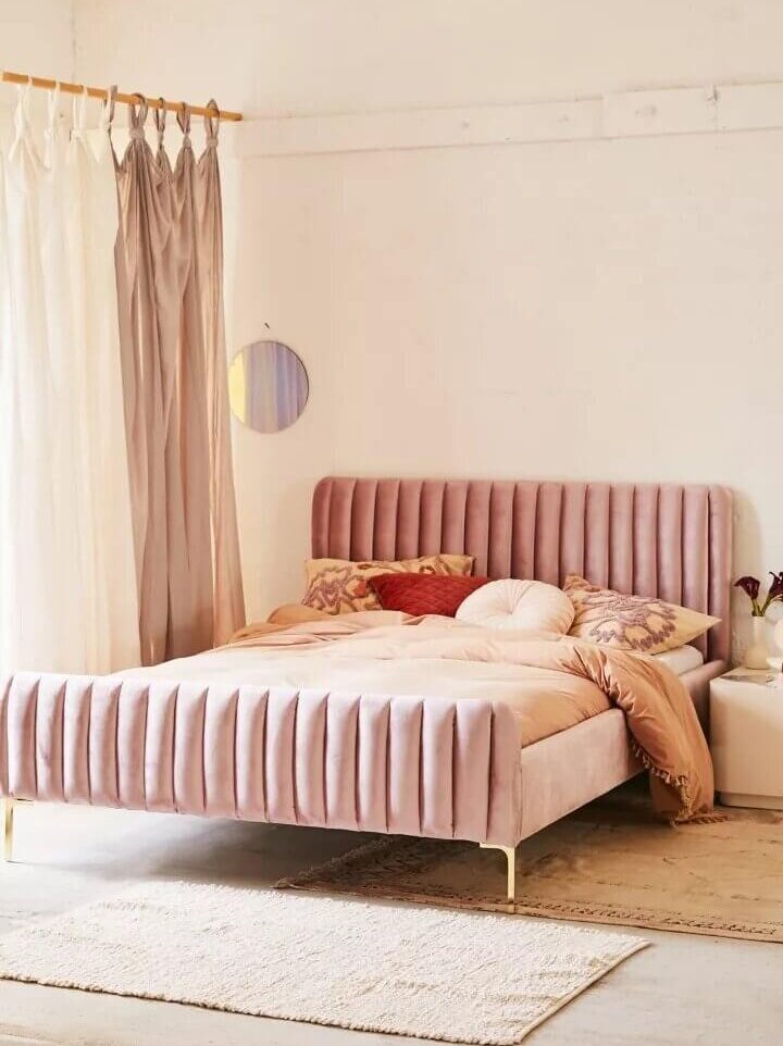How To Style A Pink Bedroom (For Adults) 19 pink bed 5n edited How To Style A Pink Bedroom (For Adults)