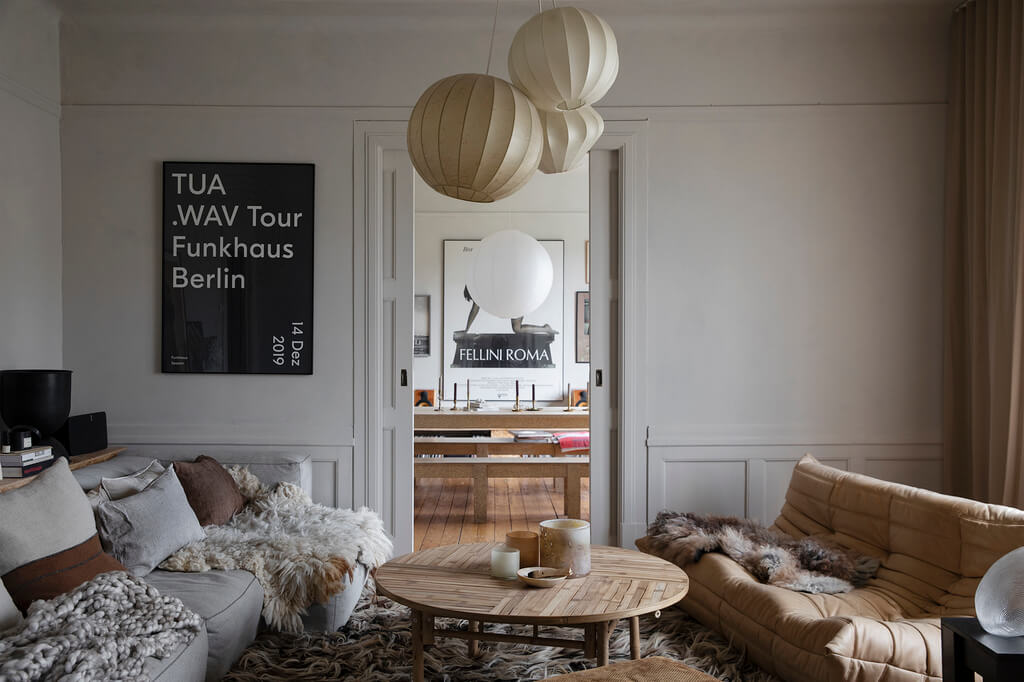 Earthy Tones in a Historic Swedish Apartment 1 earthy-tones-historic-swedish-apartment-nordroom