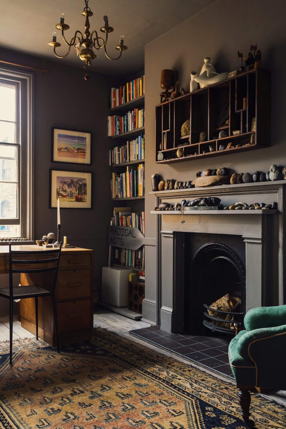 Best of 2021: Home Offices 1 moody home office antique furniture historic apartment nordroom Best of 2021: Home Offices