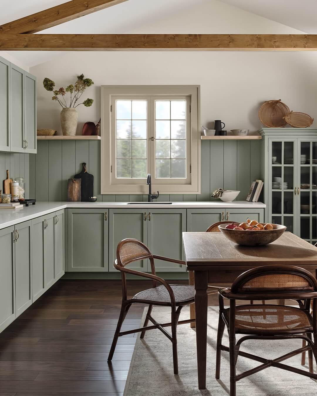 Christian Siriano x Sherwin-Williams Color Collection 36 sherwin-williams-evergreen-fog-kitchen-cabinets-color-of-the-year-2022-nordroom