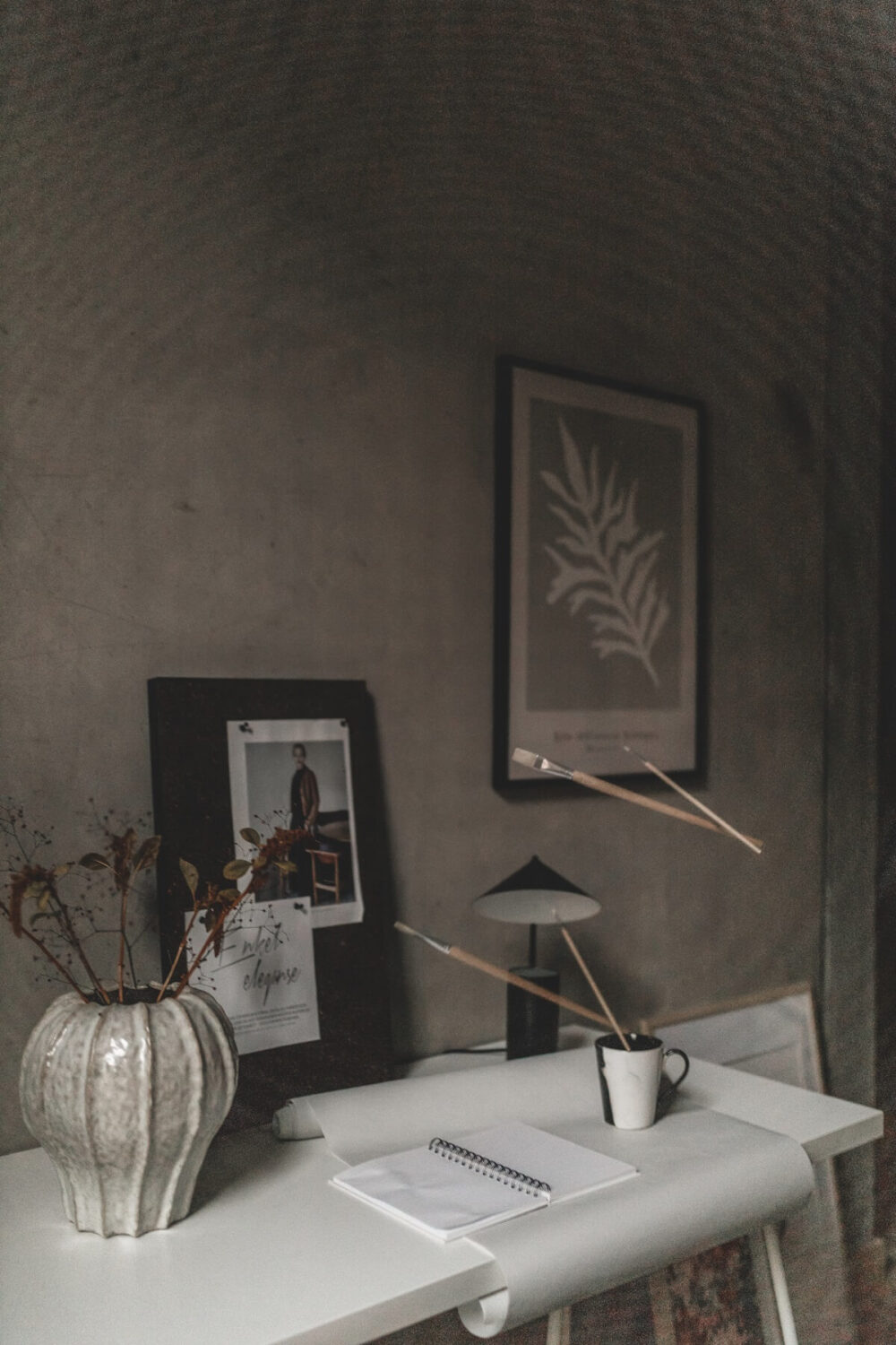 A Scandinavian Loft Made of Concrete and Wood 11 concrete-scandinavian-home-office-nordroom