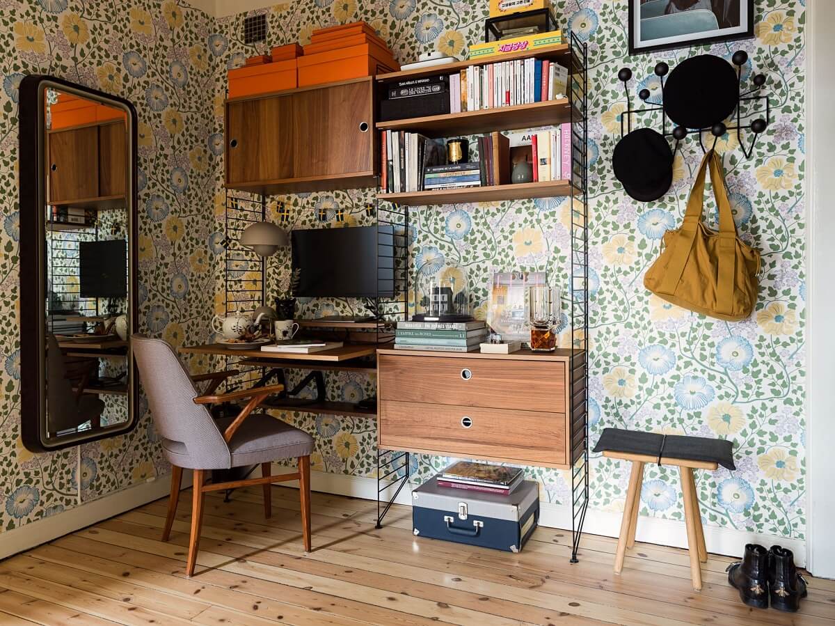 Best of 2021: Home Offices 9 home-office-hallway-string-shelves-nordroom