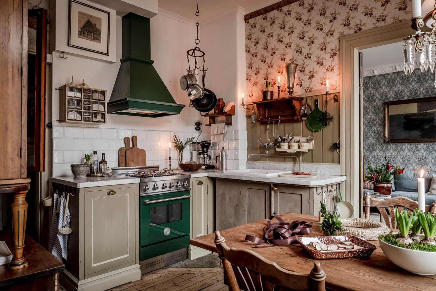 Best of 2021: Kitchens 21 vintage-kitchen-green-stove-nordroom