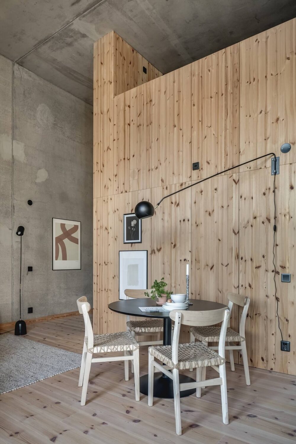 A Scandinavian Loft Made of Concrete and Wood 6 wood-concrete-scandinavian-loft-nordroom
