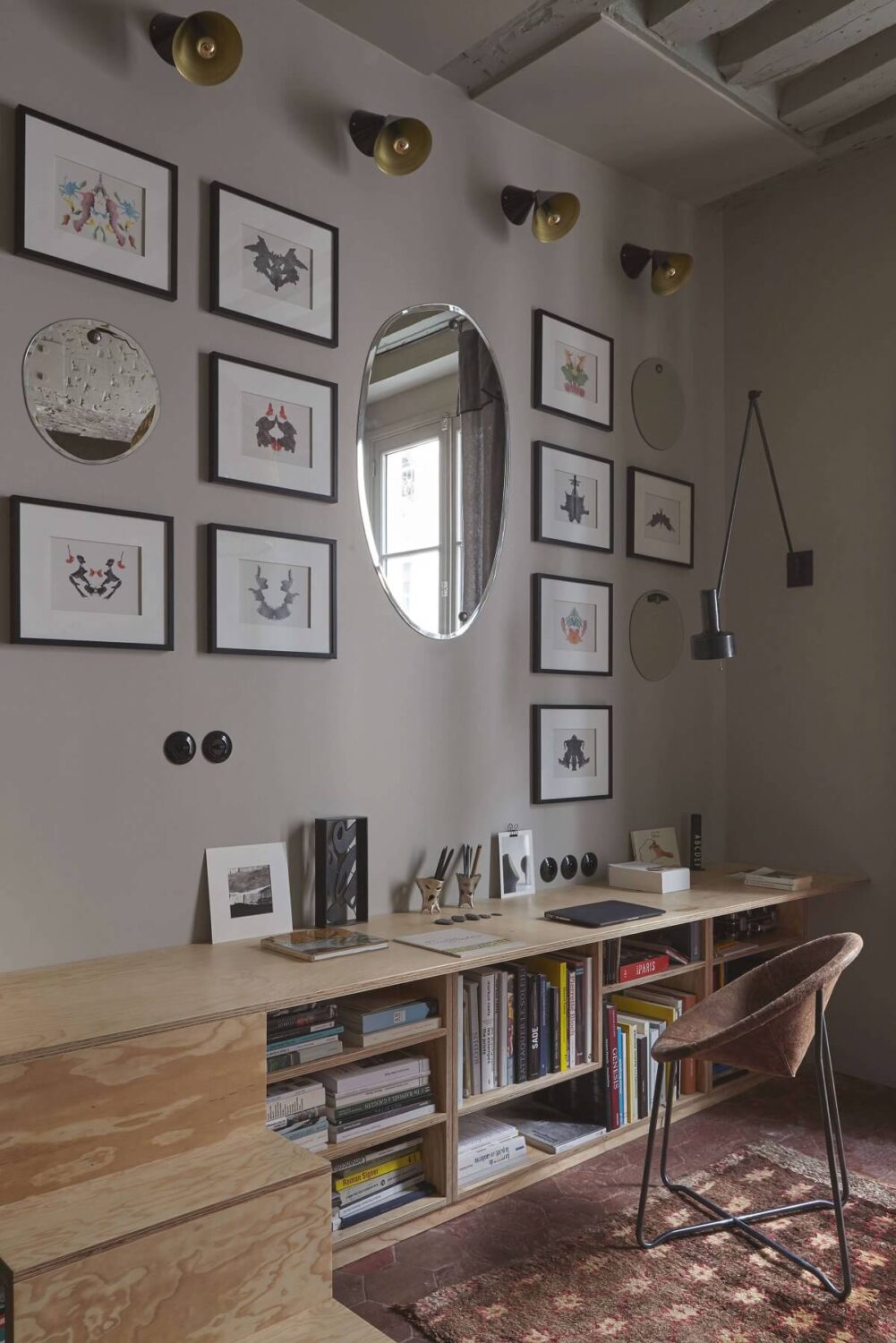 Best of 2021: Home Offices 5 small-parisian-apartment-home-office-muted-tones-nordroom