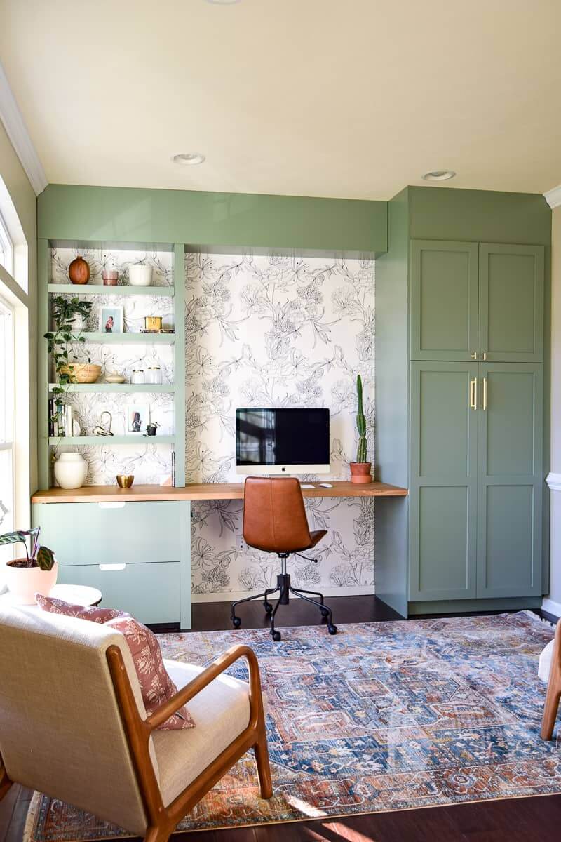 How To Design A Stylish Bedroom Home Office 1 ikea-hack-home-office-bedroom-nordroom
