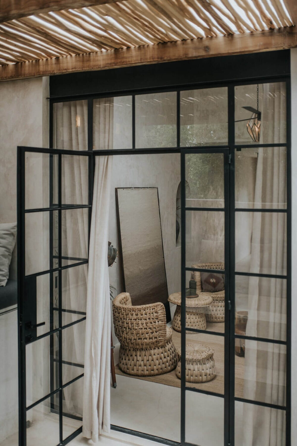 A Tulum Airbnb in an Architectural Building 11 steel-framed-windows-tulum-apartment-airbnb-nordroom