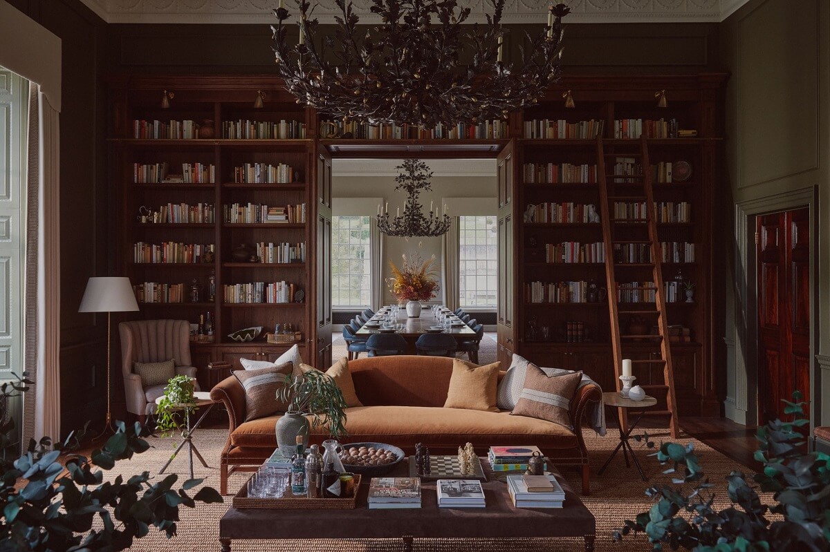 36 Home Library Ideas That Are A Book-Lover's Dream 9 library-room-benham-park-nordroom