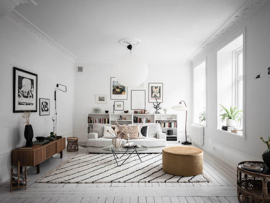 A White Nordic Apartment 1 white-living-room-white-wooden-floor-nordroom