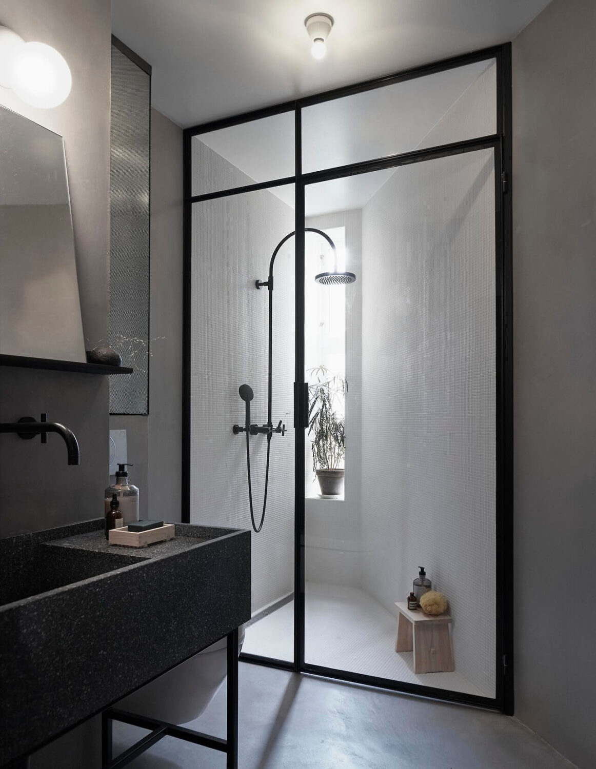 Simple Bathroom Design Ideas That Will Wow You 1 simple-gray-industrial-bathroom-design-nordroom