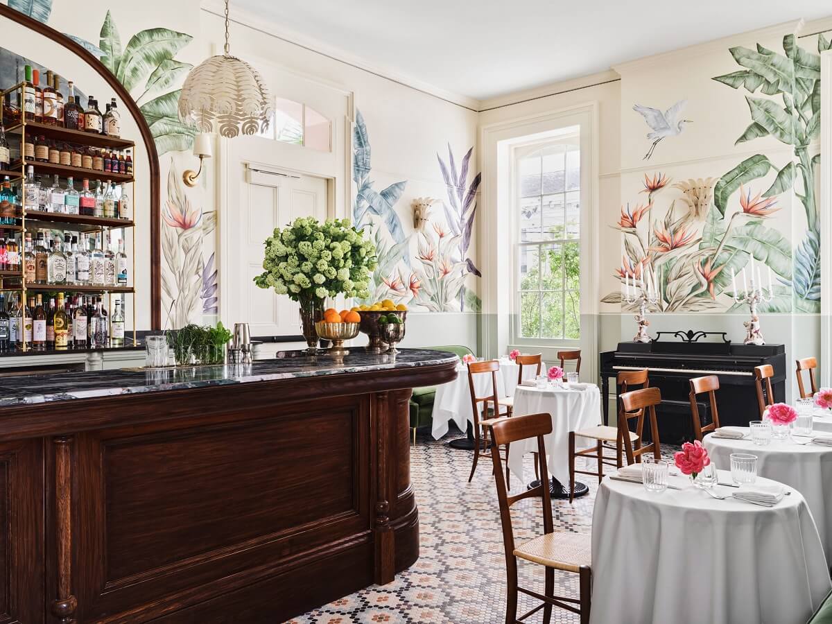 Hotel Saint Vincent in New Orleans 13 hotel-saint-vincent_new-orleans_lambert-macguire-design-bar-restaurant-floral-wallpaper-nordroom