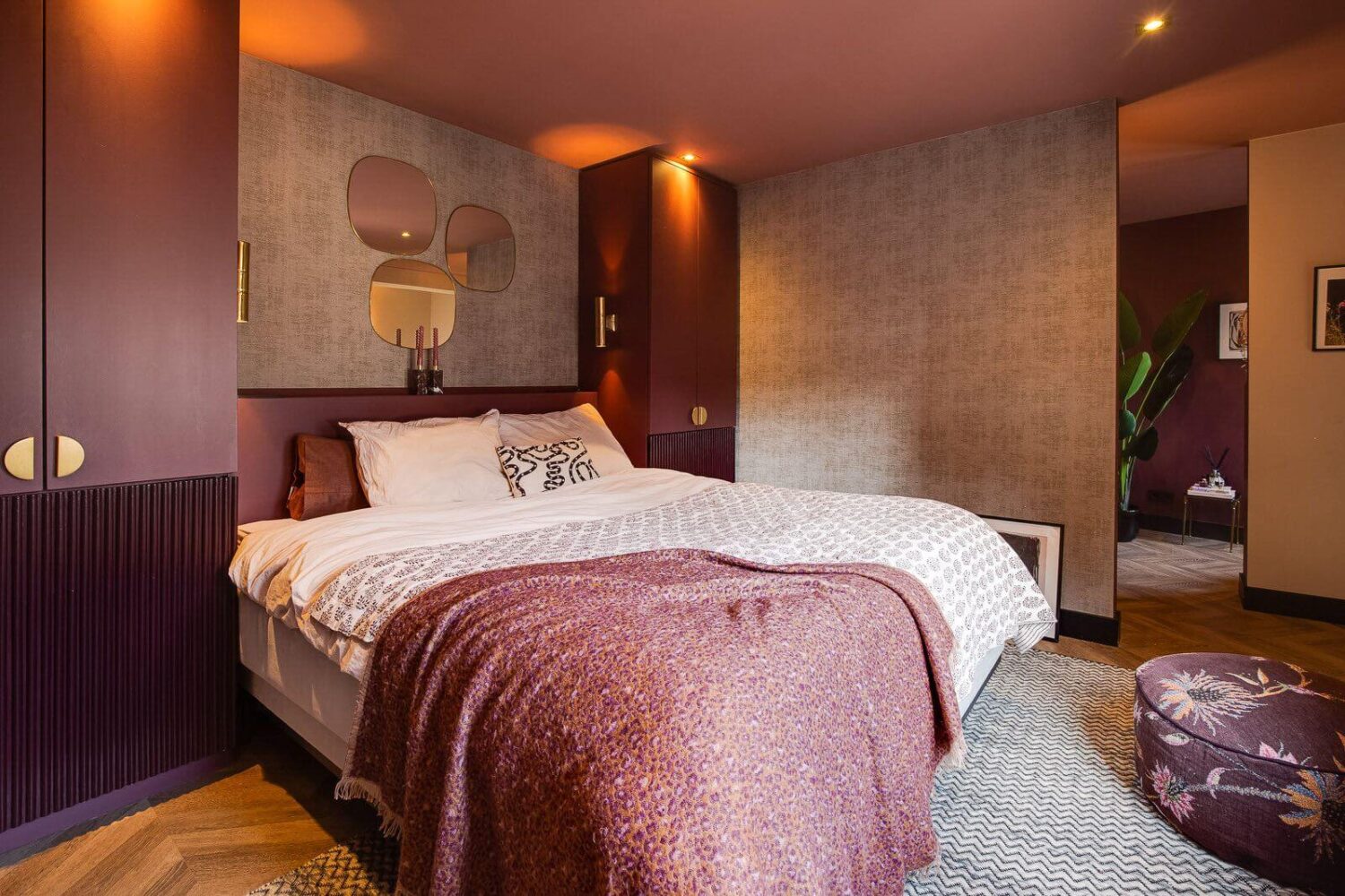 A Dutch Family Home with Warm Color Accents 14 master-bedroom-warm-pink-color-accents-nordroom