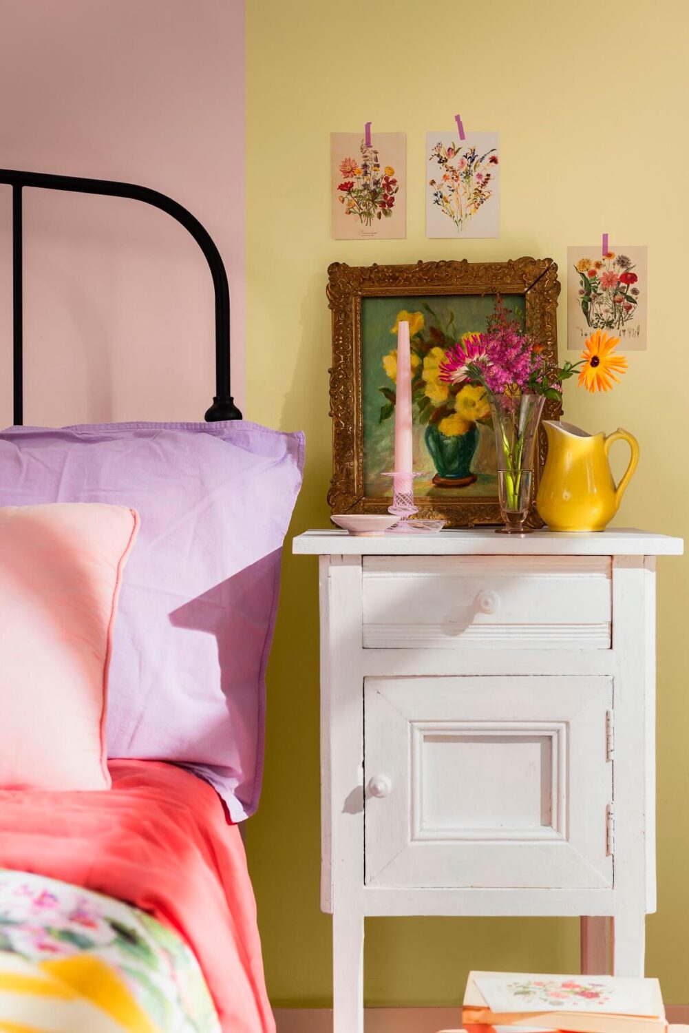 The Color Trends for 2023: Rich & Warm Natural Hues 23 dulux-color-palette-buzz-bedroom-pink-yellow-nordroom