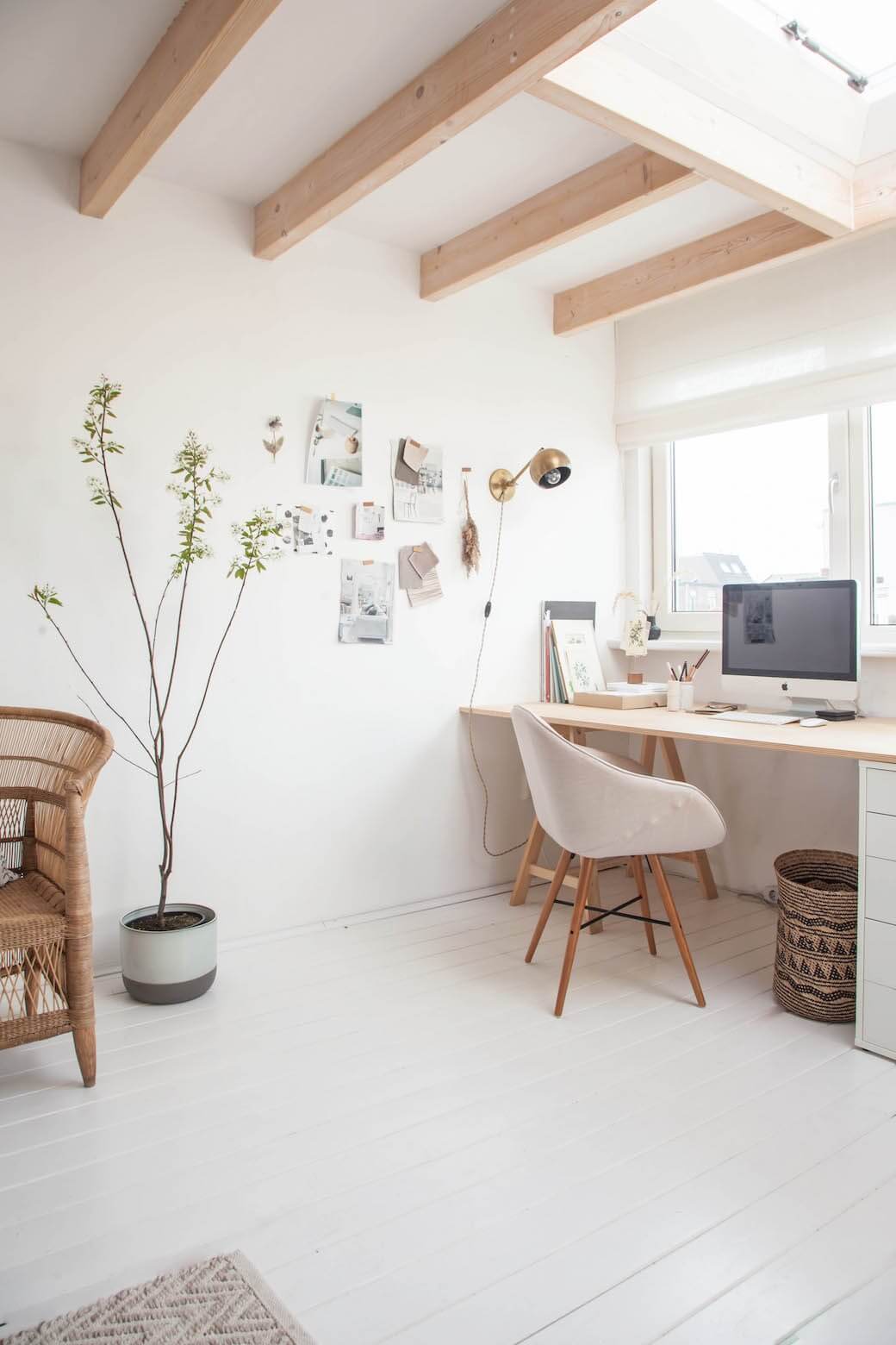 light-home-office-double-desk-ikea-alex-drawers-nordroom